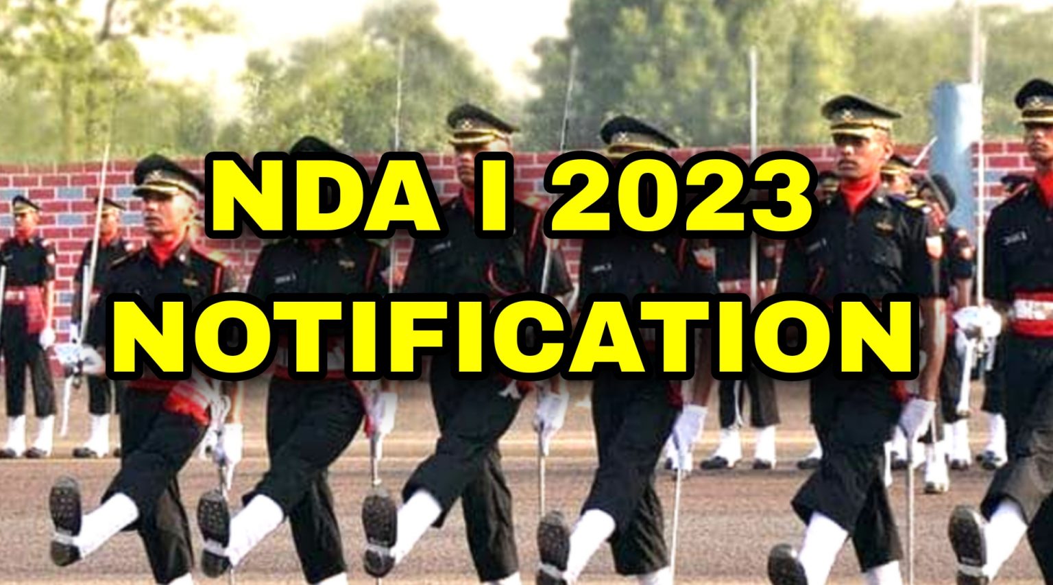 UPSC NDA I 2023 Notification Full Details - UFJUS.COM