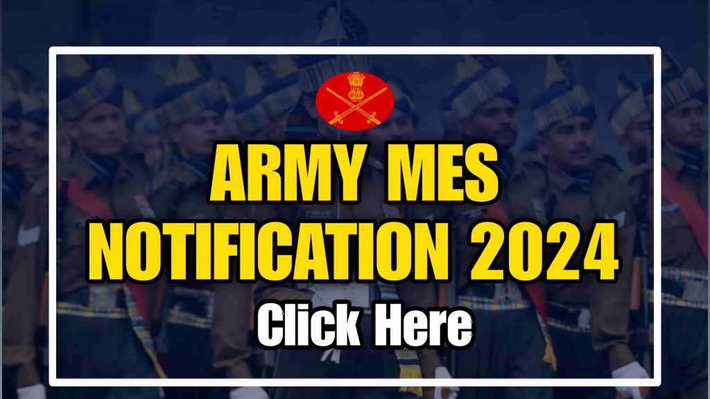 MES 41822 Posts Notification 2024 Full Details