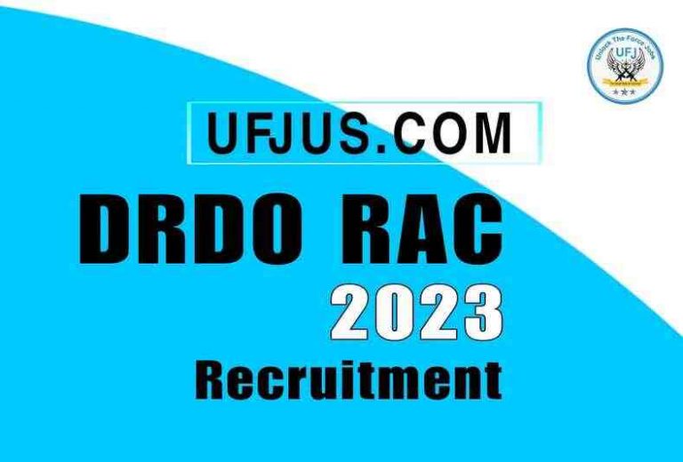 DRDO RAC Scientist B Recruitment 2023 - UFJUS.COM All Latest Govt Jobs