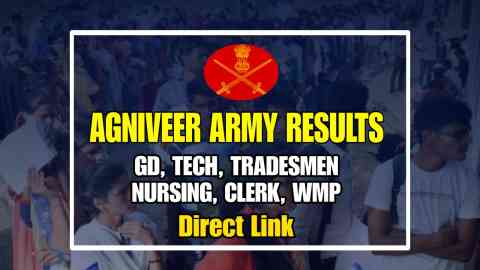 Army Agniveer Result 2024 Direct Link 