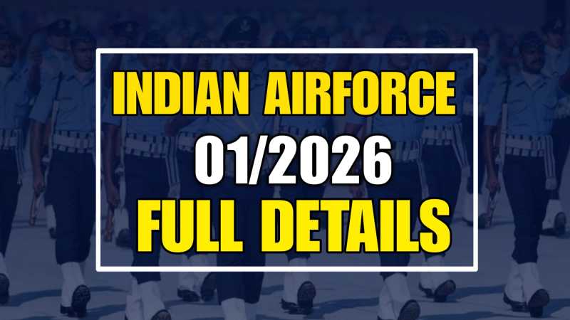 Indian Airforce Agniveer Notification 012026 Full Details