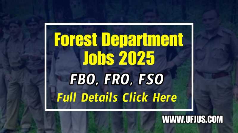 TGPSC Forest Department Recruitment 2025